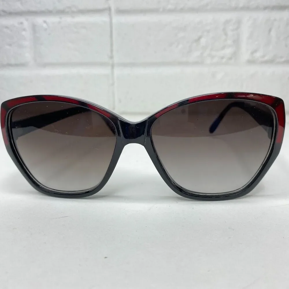 Men's Sunglasses Designer Square Thick Balvin Royale‎ Black Red Black Lens H2678